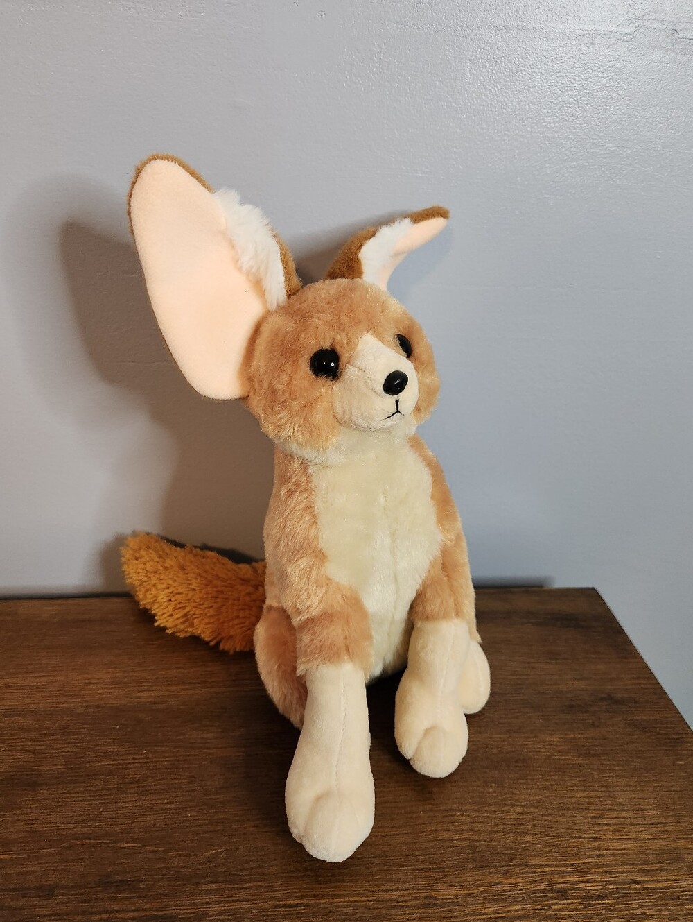 The Petting Zoo Fennec Fox 13in Recycles Stuffed Animal Tan/Cream
